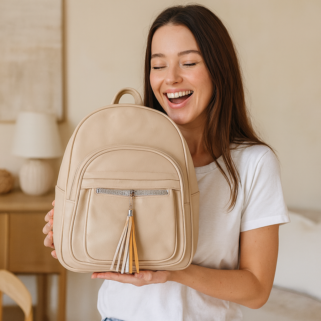 Bež ženski ranac